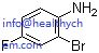 2-bromo-4-fluoroaniline	cas#1003-98-1
